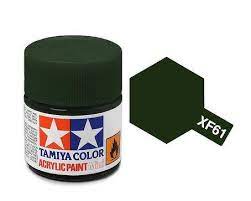 Tamiya Acrylic 10ml Dark Green XF-61