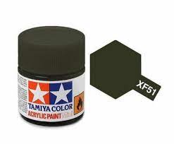 Tamiya Acrylic 10ml Khaki Drab  XF-51