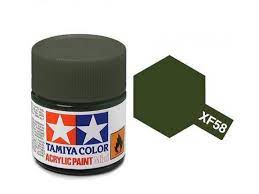 Tamiya Acrylic 10 ml Olive Green  XF-58
