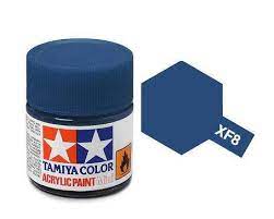 Tamiya Acrylic Paint  Flat Blue XF-8