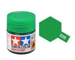 Tamiya Acrylic 10ml X-25 Clear Green
