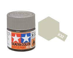 Tamiya Acrylic 10ml X-32 Titanium Silver