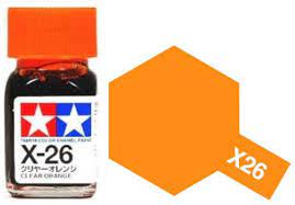 Tamiya Enamel Paint Clear Orange X-26
