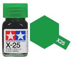 Tamiya  Enamel Paint X-25  Clear Green