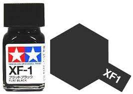 Tamiya Enamel Paint XF -1 Flat Black