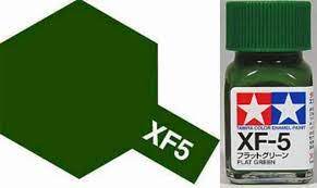 Tamiya Enamel  Paint XF-5 Flat Green