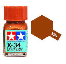 Tamiya  Enamel Paint X-34 Metallic Brown