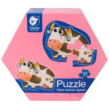 Classic World Farm Animal Jigsaw Puzzle