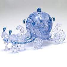 Crystal Puzzle 3D Royal Carriage blue