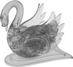 Crystal Puzzle 3D Swan