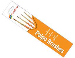 Humbrol Palpo Brush Pack - 000,0,2,4