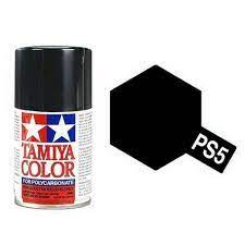 Tamiya Spray Paint BLACK PS-5 Polycarbonate