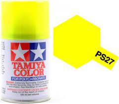 Tamiya Spray Paint PS-27 Fluorescent Yellow