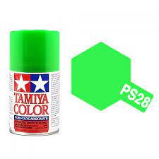 Tamiya Spray Paint  PS - 28 Fluorescent Green