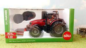 SIKU 1:32 Massey Ferguson 8680 with Accessories