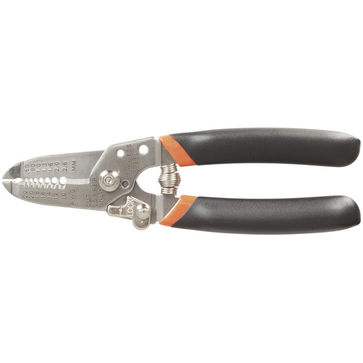 WIRE STRIPPER 0.6-2.6MM S/S W/CUTTER