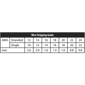 WIRE STRIPPER 0.6-2.6MM S/S W/CUTTER