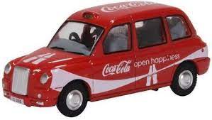 Oxford 1:76 TX4 Taxi Coca - Cola