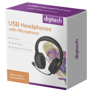 USB Headphones with Microphone
