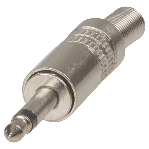 PLG LINE 3.5MM MONO MTL MINI W/SPRING