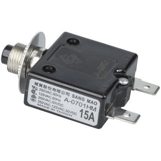 C/B 15A 50VDC/250VAC