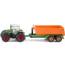 SIKU 1989 1:50 Fendt 938 with Hooklift Trailer
