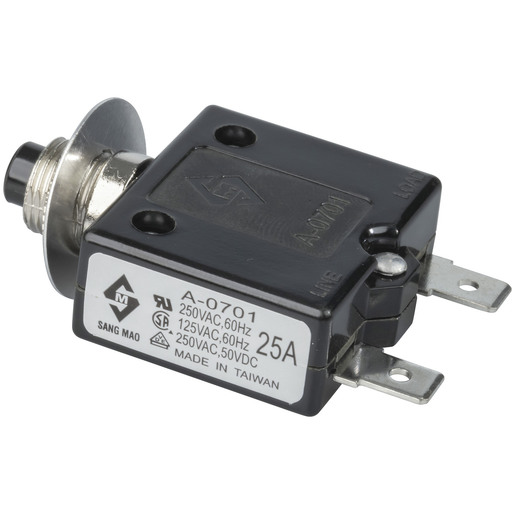 C/B 25A 50VDC/250VAC