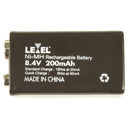 BATT NIMH 9V TYPE 8.4V 200MAH