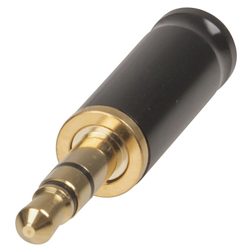 PLG LINE 3.5MM STEREO GLD SLIM BLK