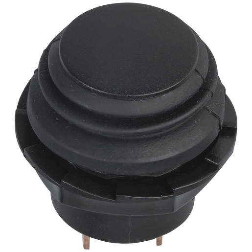 SWITCH PUSH LCH SPST BLK IP65 14V 10A