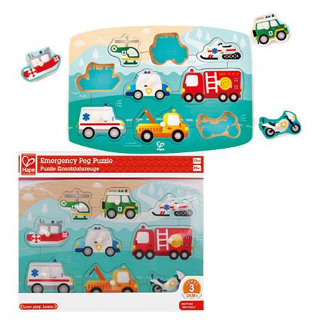 Hape Emergency Peg Puzzle