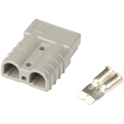 CONN 50A 2POLE GRY 6G CONTACTS SB50