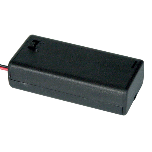 BATT HOLDER 2AA SWITCHED ENCLOSED