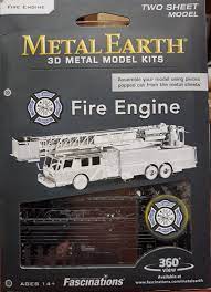 Metal Earth Fort Johnson Fire Engine
