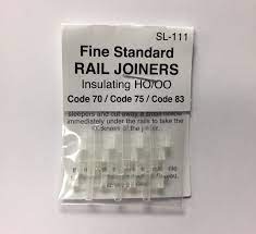 Peco Fine Standard Rail Joiners Insulating HO/OO SL-111