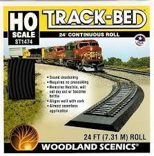 Woodland Scenics HO Trackbed 24ft ST1474