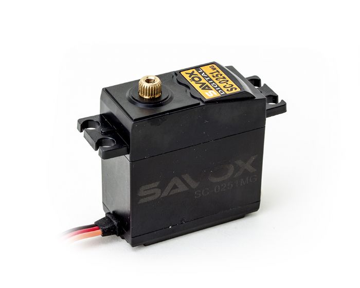 Savox STD size SC-0251MG 16kg/cm Digtal, 0.18 sec , 6.0V