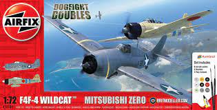 Airfix 1.72 DD Wildcat Vs Mitsubishi Zero