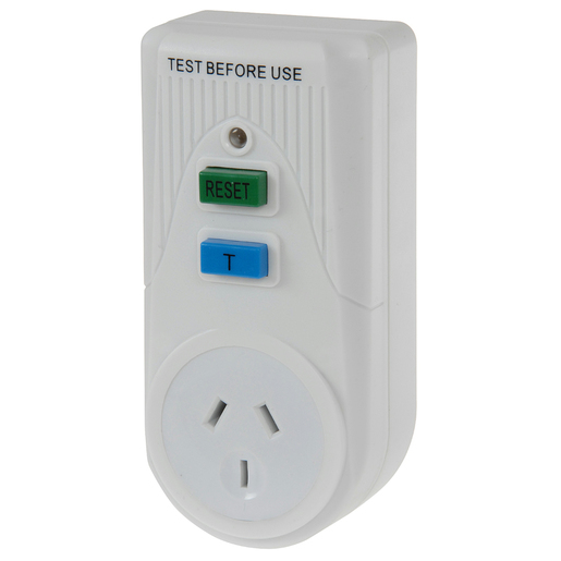 RCD MAINS 10A WHT