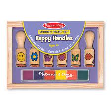 Melissa & Doug -  Happy Handle  Stamp Set