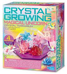 4M Crystal Growing Magic Unicorn Crystal Terrarium