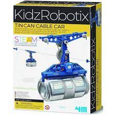 4M Kidz Robotix - Tin Can Cable Car