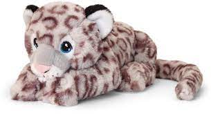 Keeleco Snow Leopard Lying 35cm