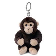 WWF 3 1/2'' Keychain- Monkey Baby