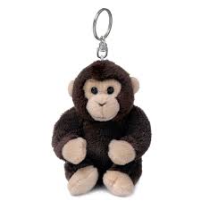 WWF 3 1/2'' Keychain- Monkey Baby