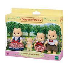 Sylvanian Family Caramel Dog Family