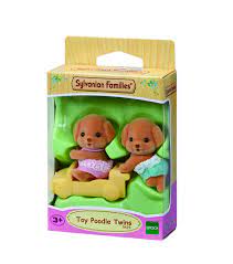 Sylvanian Family Toy Poodle Twins