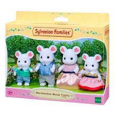 Sylvanian Family Marshmallow Mouse Family