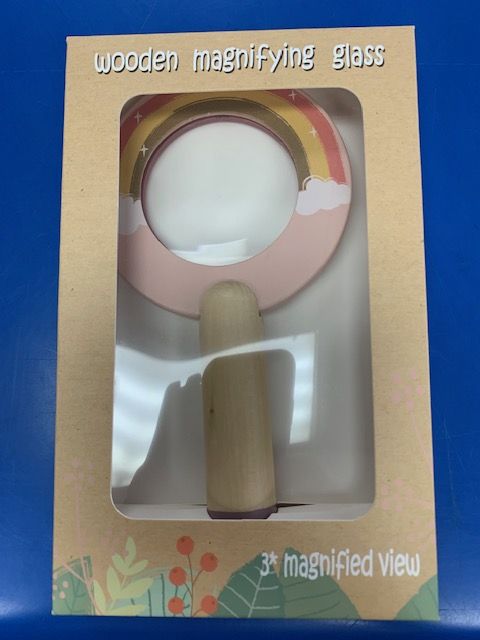 Wooden Magnifying Glass Rainbow