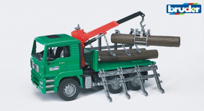 Bruder Man TGA Logging Truck